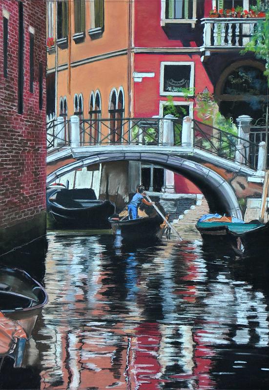 Ponte Ognisanti venise.jpg -  Pastel format /size  50 x 70